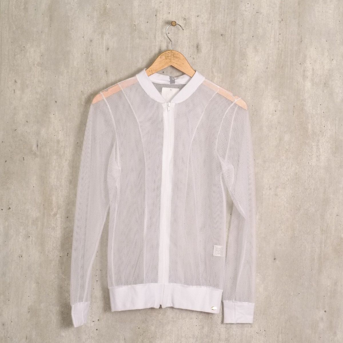 jaqueta bomber branca