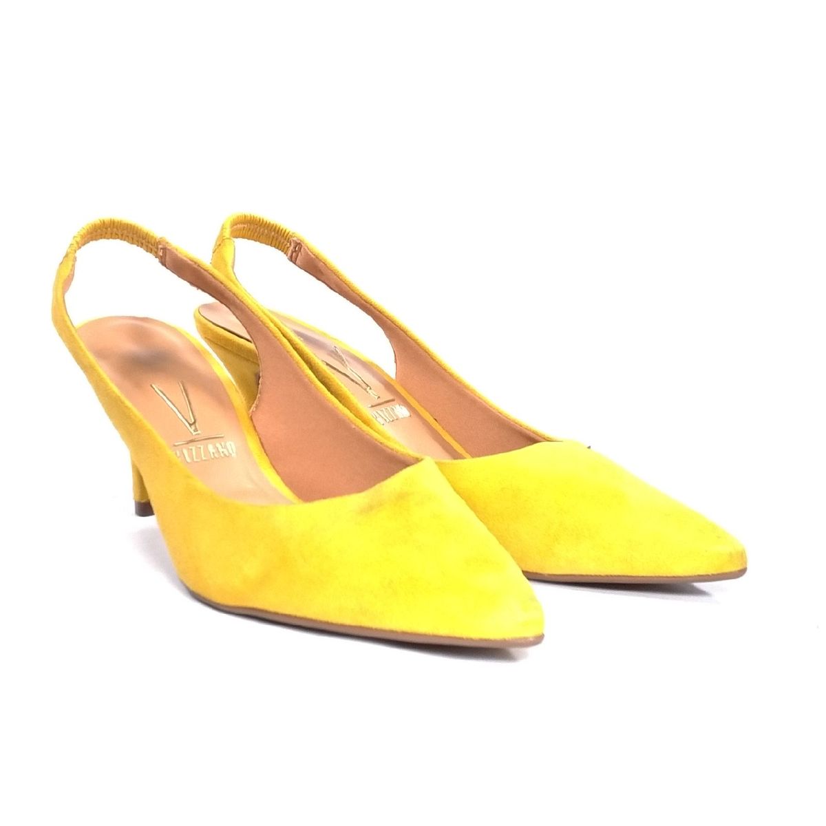 sapato amarelo vizzano