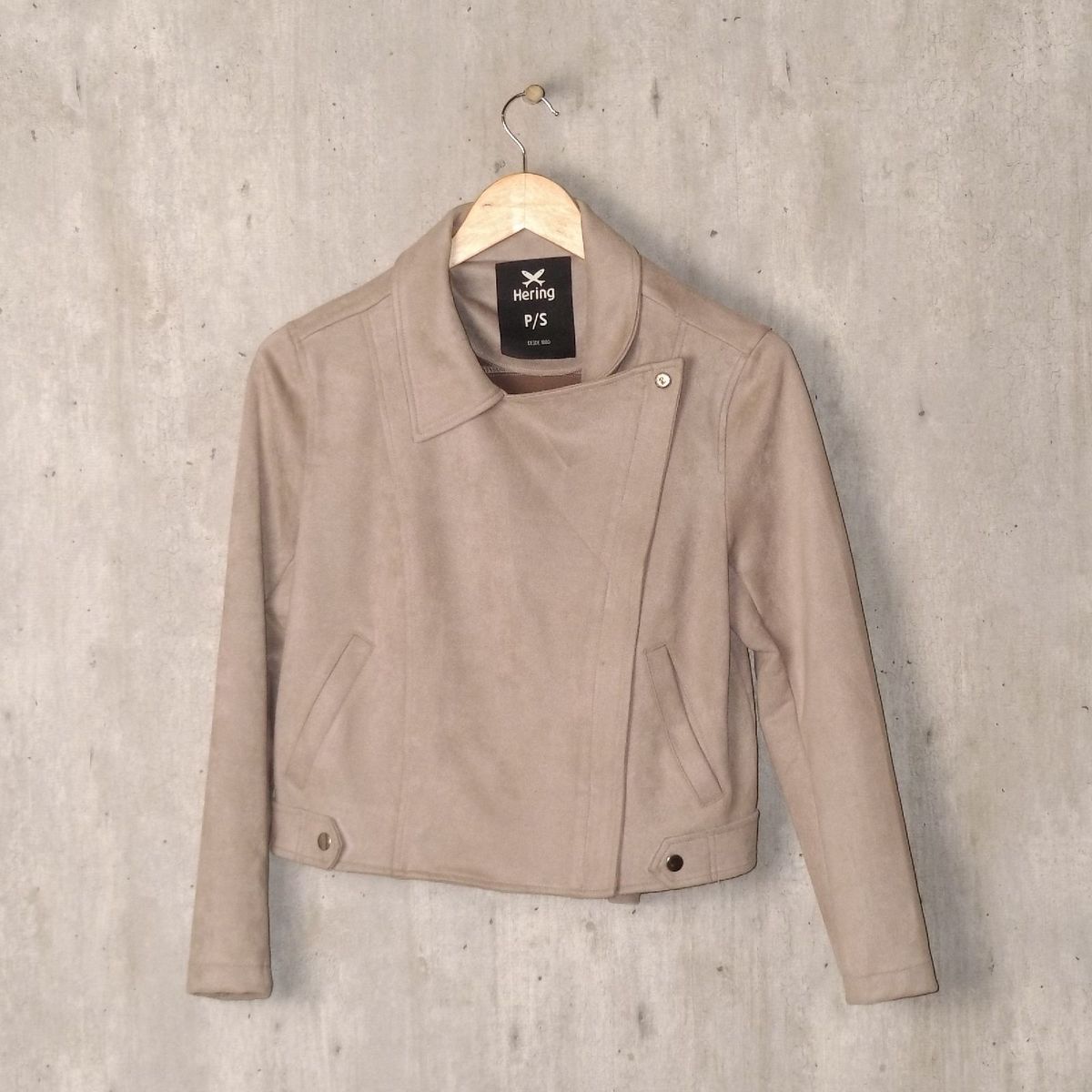 jaqueta hering suede