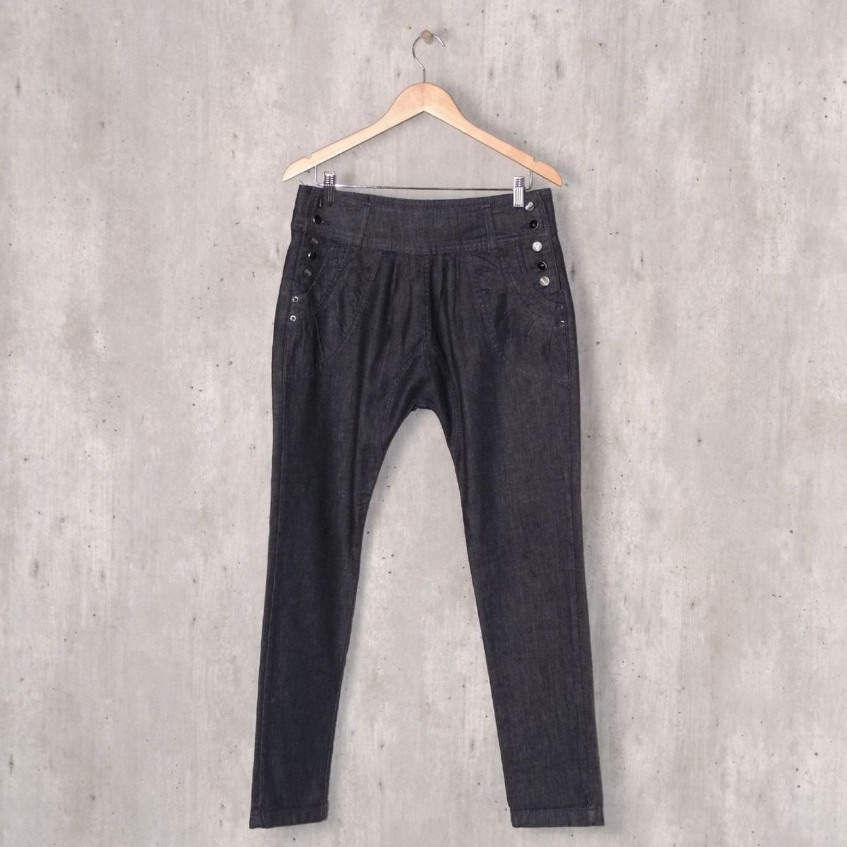 calça saruel feminina jeans sawary