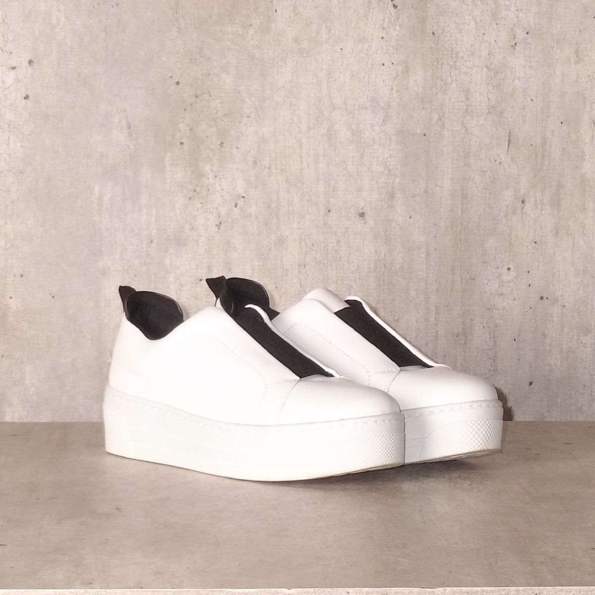 tenis flatform santa lolla branco