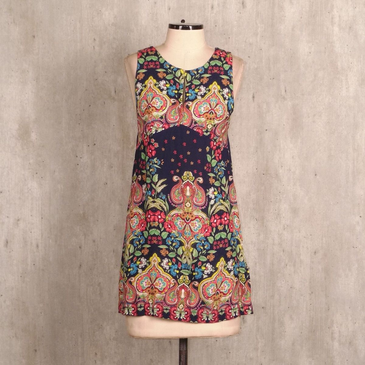 vestido soltinho floral
