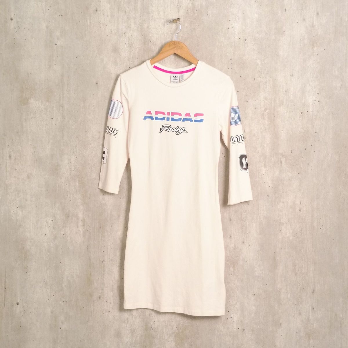 vestido branco adidas