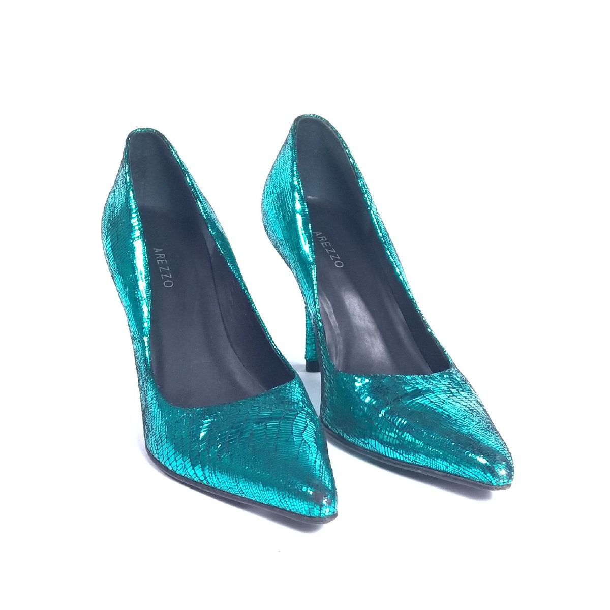 scarpin arezzo verde