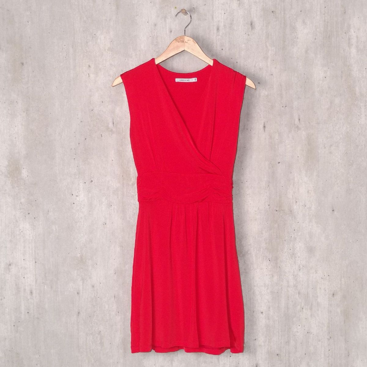 vestido vermelho malha