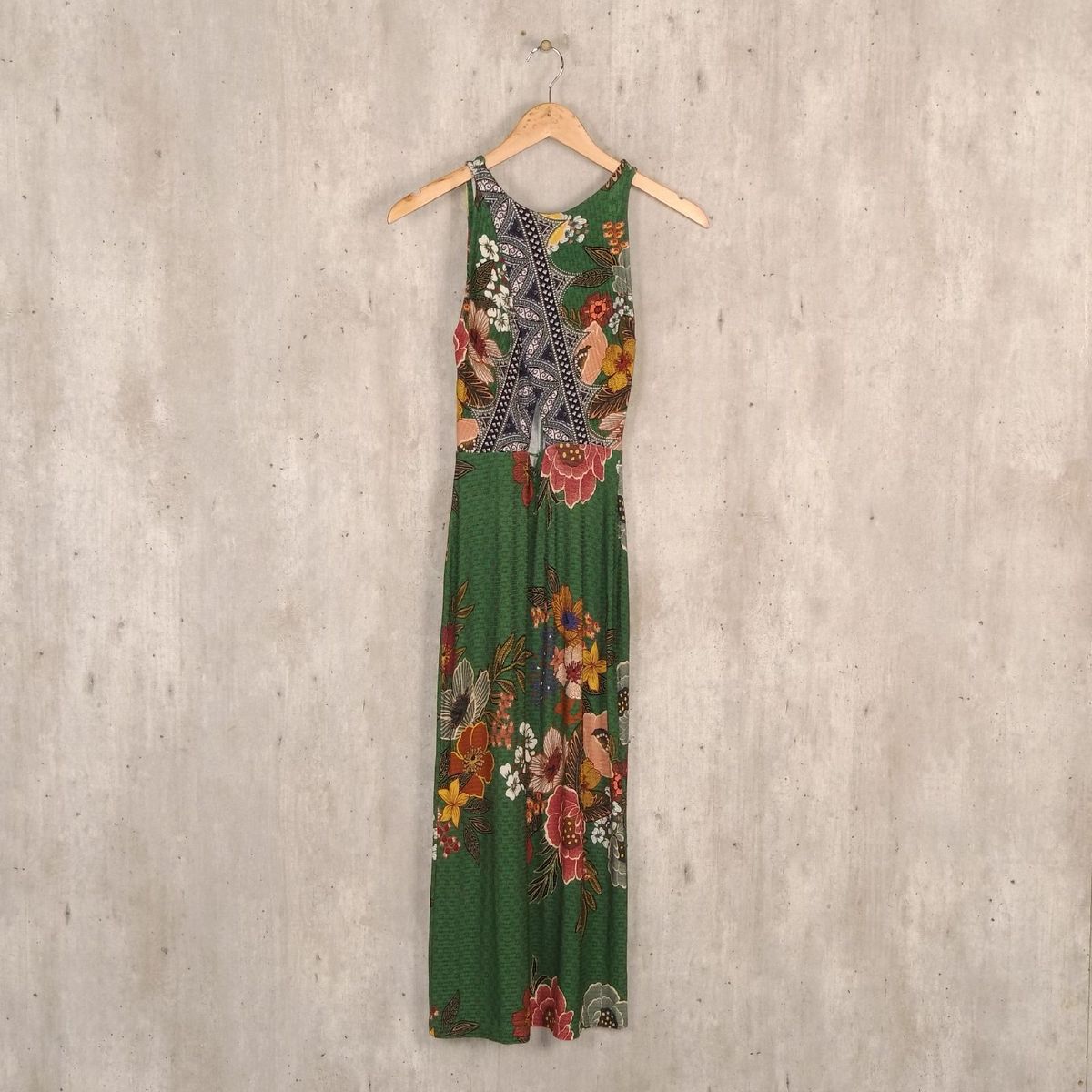 vestido farm verde