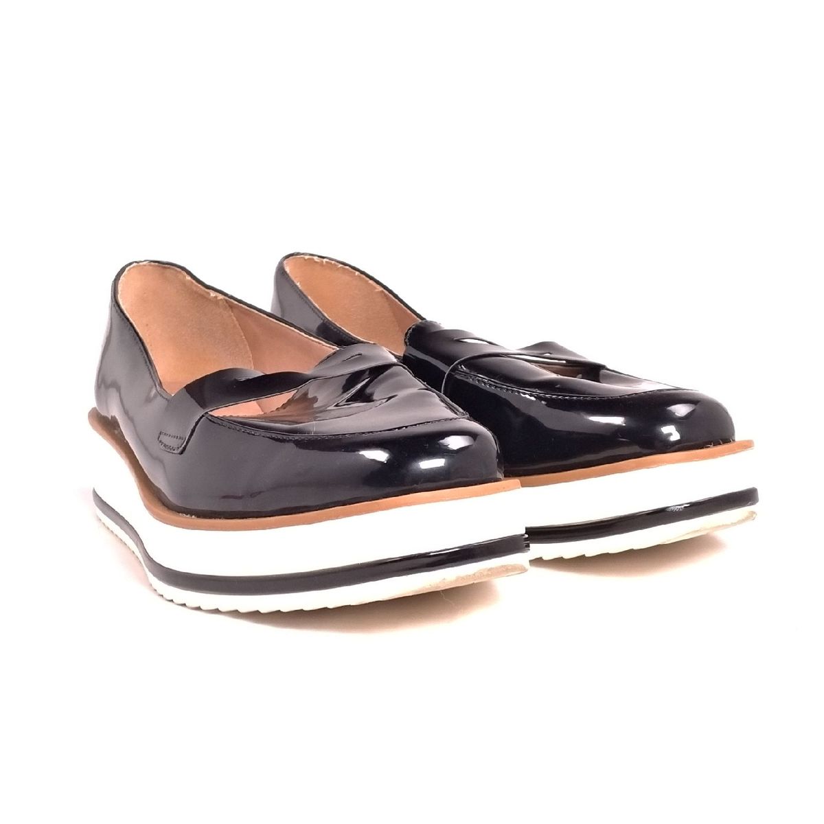 mocassim flatform feminino