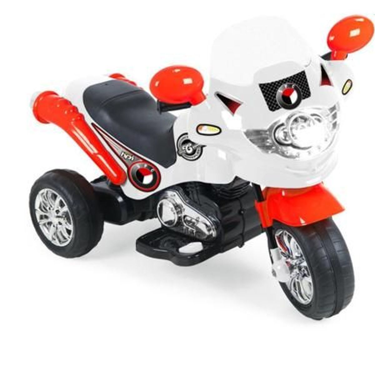 Moto Elétrica Infantil Bandeirante Gatinha Branca e Rosa 6V - Carrefour -  Carrefour