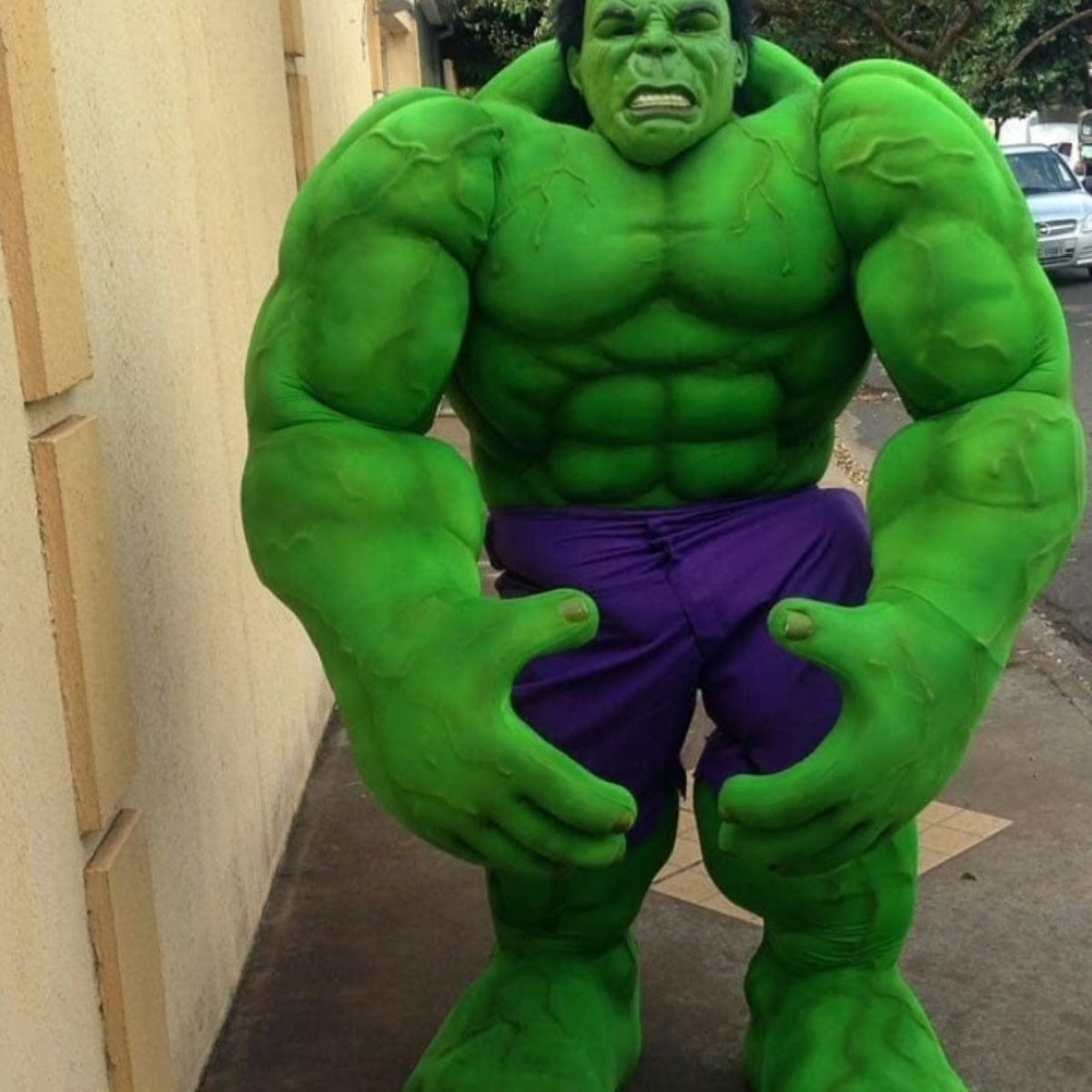 Costume hulk store adulto