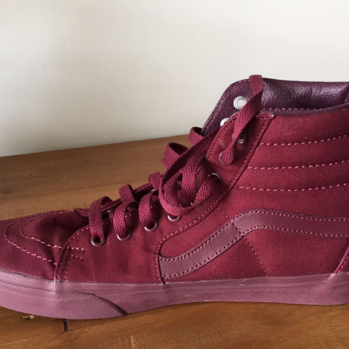 vans sk8 hi vinho