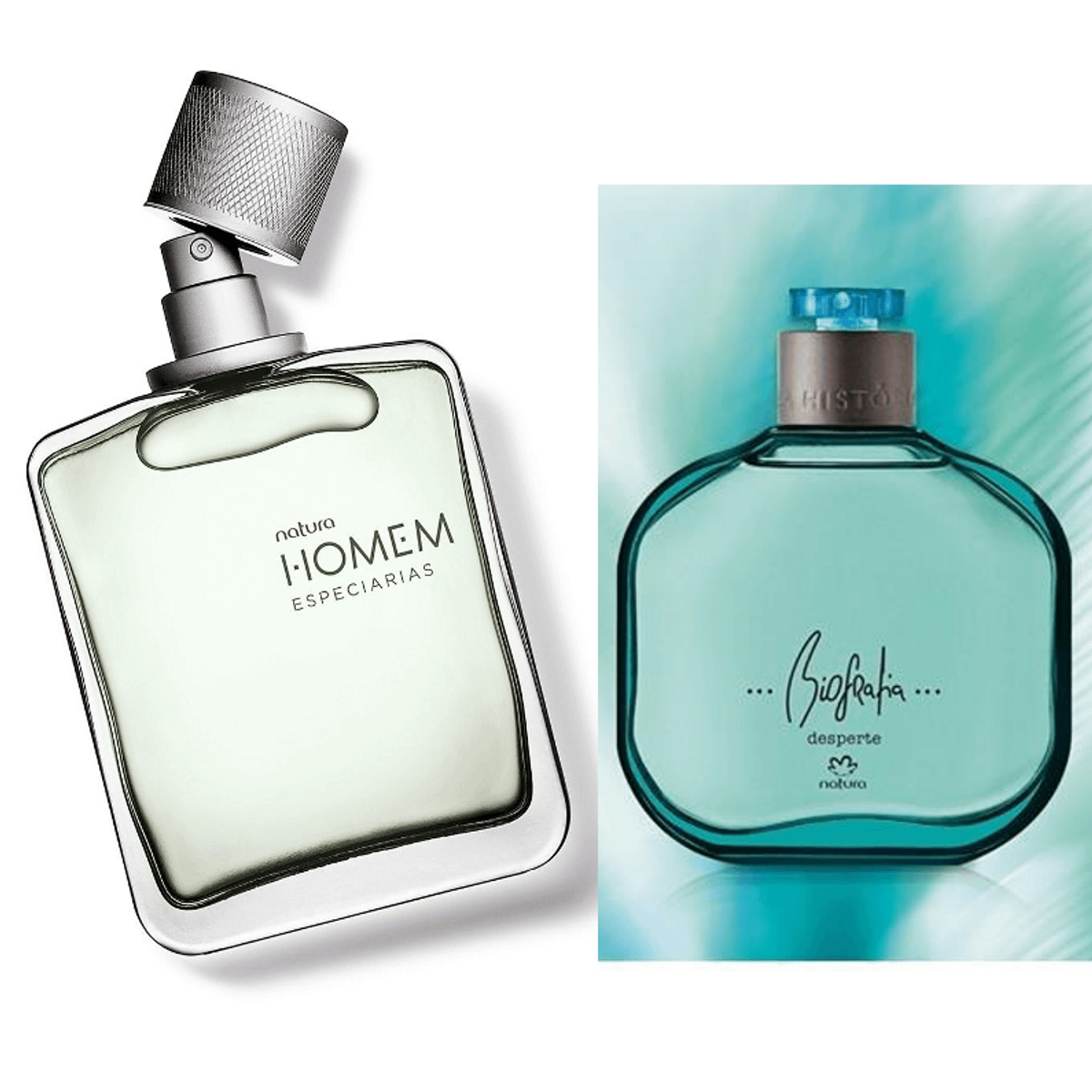 2 Perfumes Natura: Homem Especiarias, Biografia Desperte (Mando Brindes!) |  Perfume Masculino Natura Nunca Usado 35472287 | enjoei