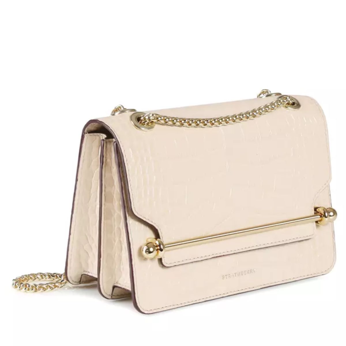 Bolsa Strathberry East/west Mini Croc Oat Original Bolsa de Ombro  Feminina Strathberry Usado 93148946 enjoei
