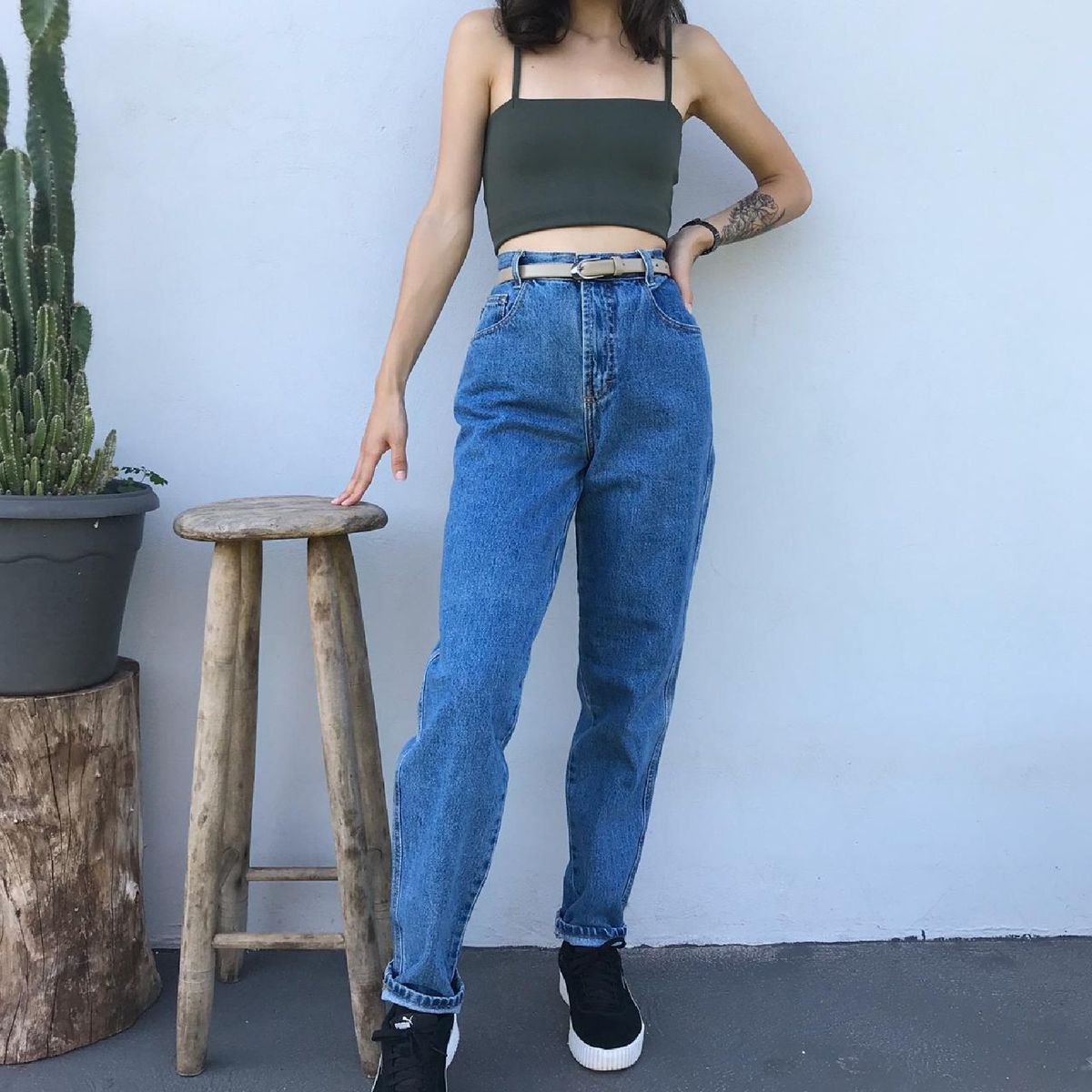 calça jeans vintage feminina