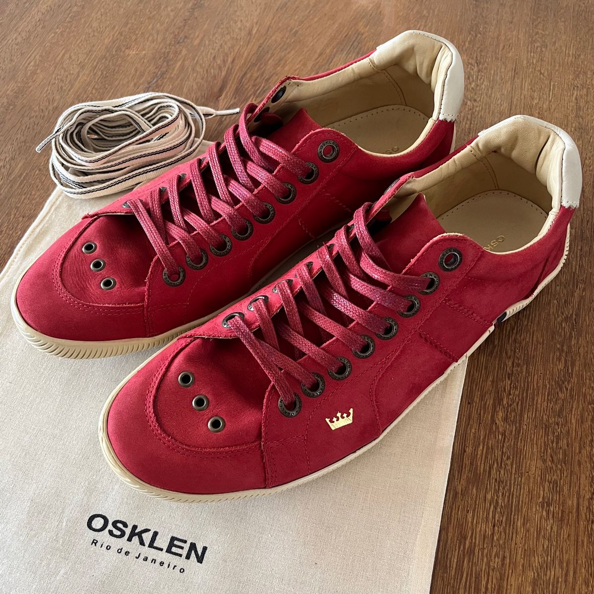 Tenis osklen masculino sales vermelho