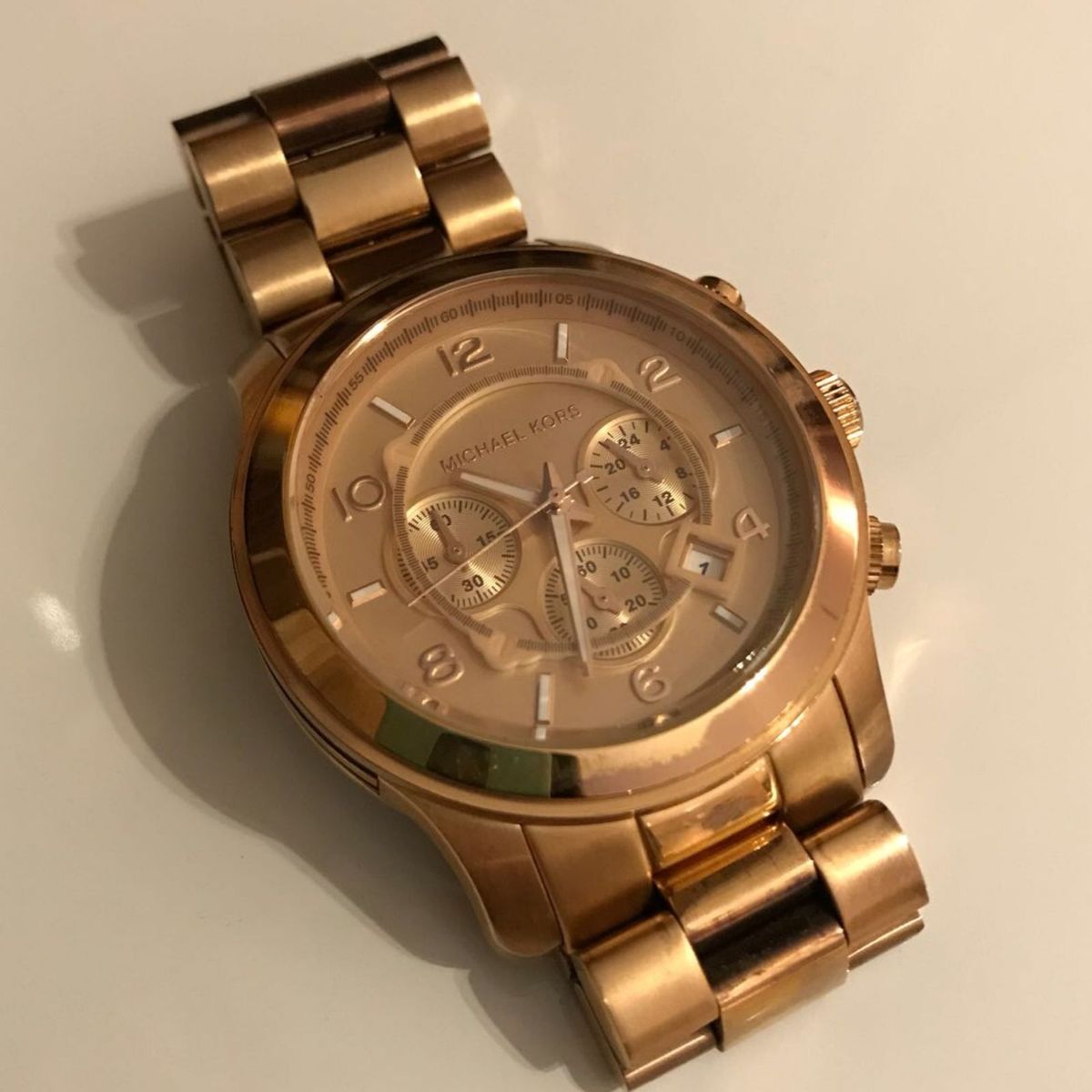 relogio feminino rose michael kors