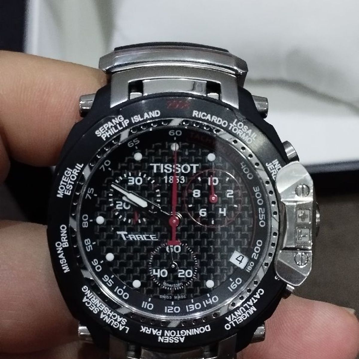 Rel gio Tissot Moto Gp Edi o Carbono Rel gio Masculino Tissot Usado 85622078 enjoei