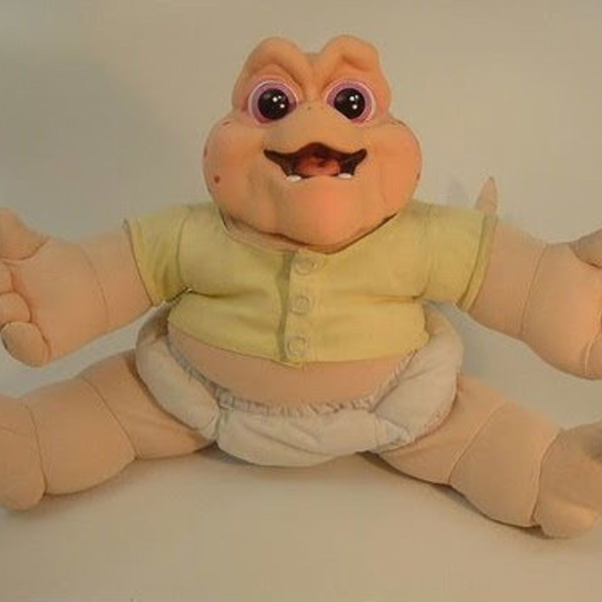 Boneco Dino Pai Do Baby Família Dinossauro Borracha Antigo