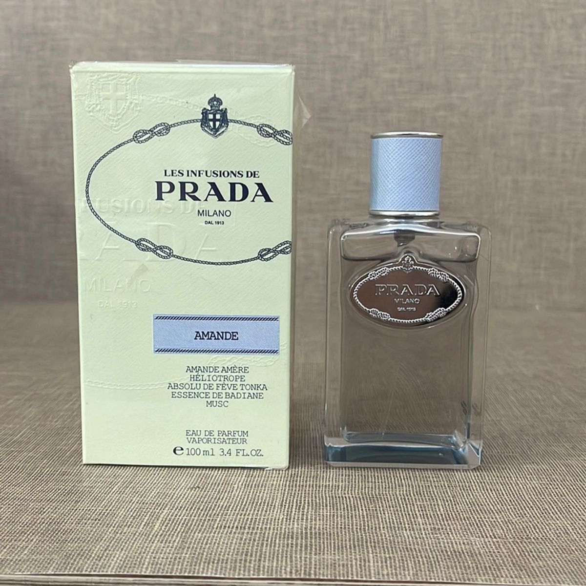 Les Infusions De PRADA Milano Amande Eau de Parfum 3.4 fl oz/100 ml Tester