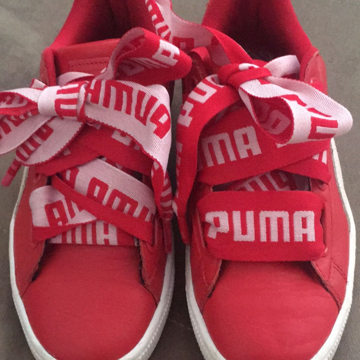 tenis puma basket heart vermelho