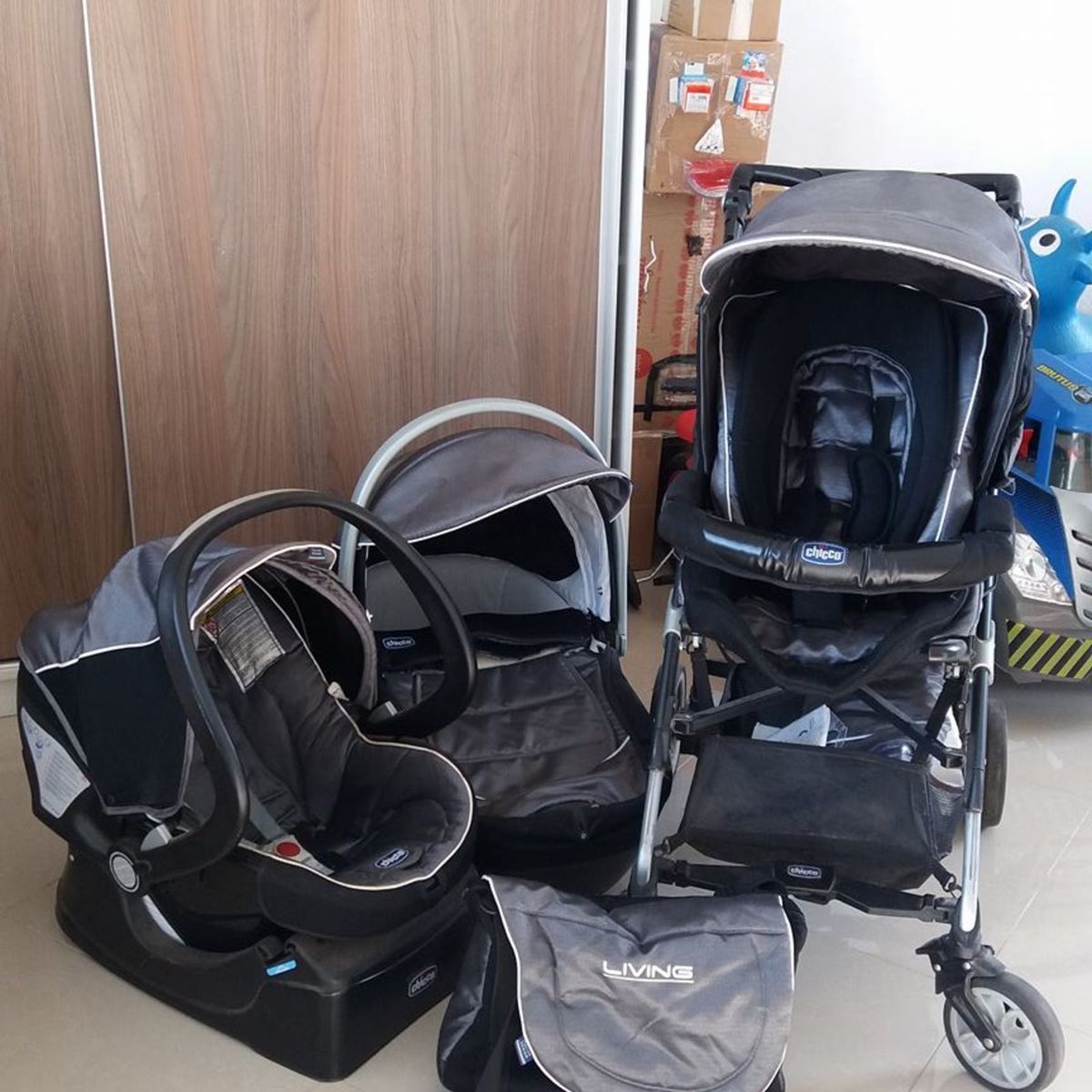 Carrinho De Bebe Chicco Trio Living Carrinho De Bebe Chicco Usado Enjoei