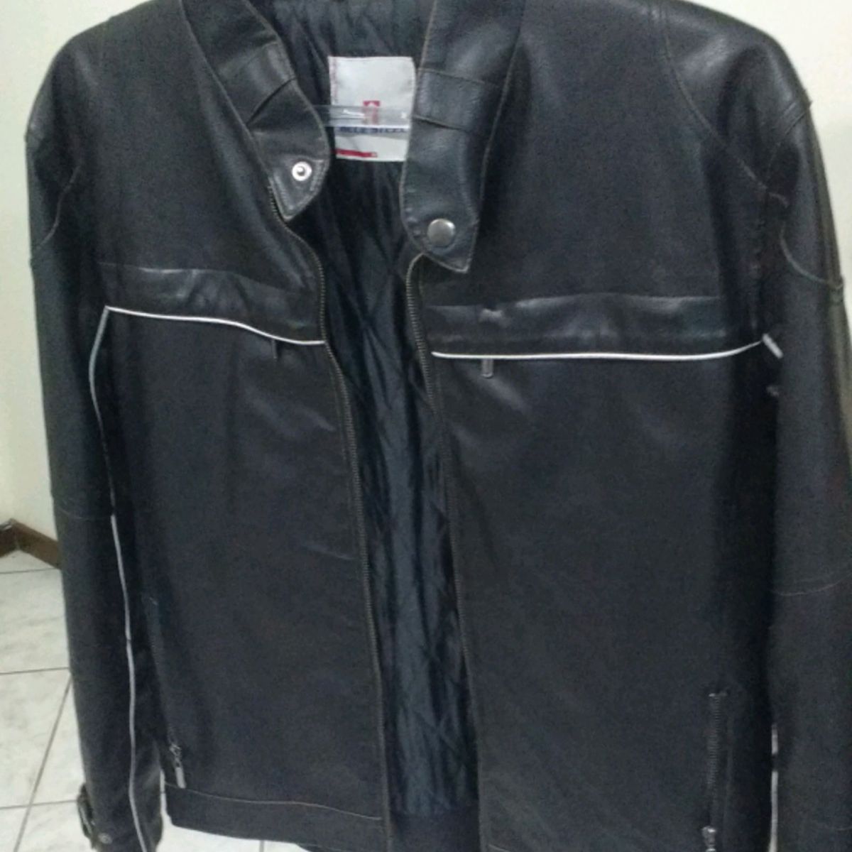 jaqueta couro renner masculina