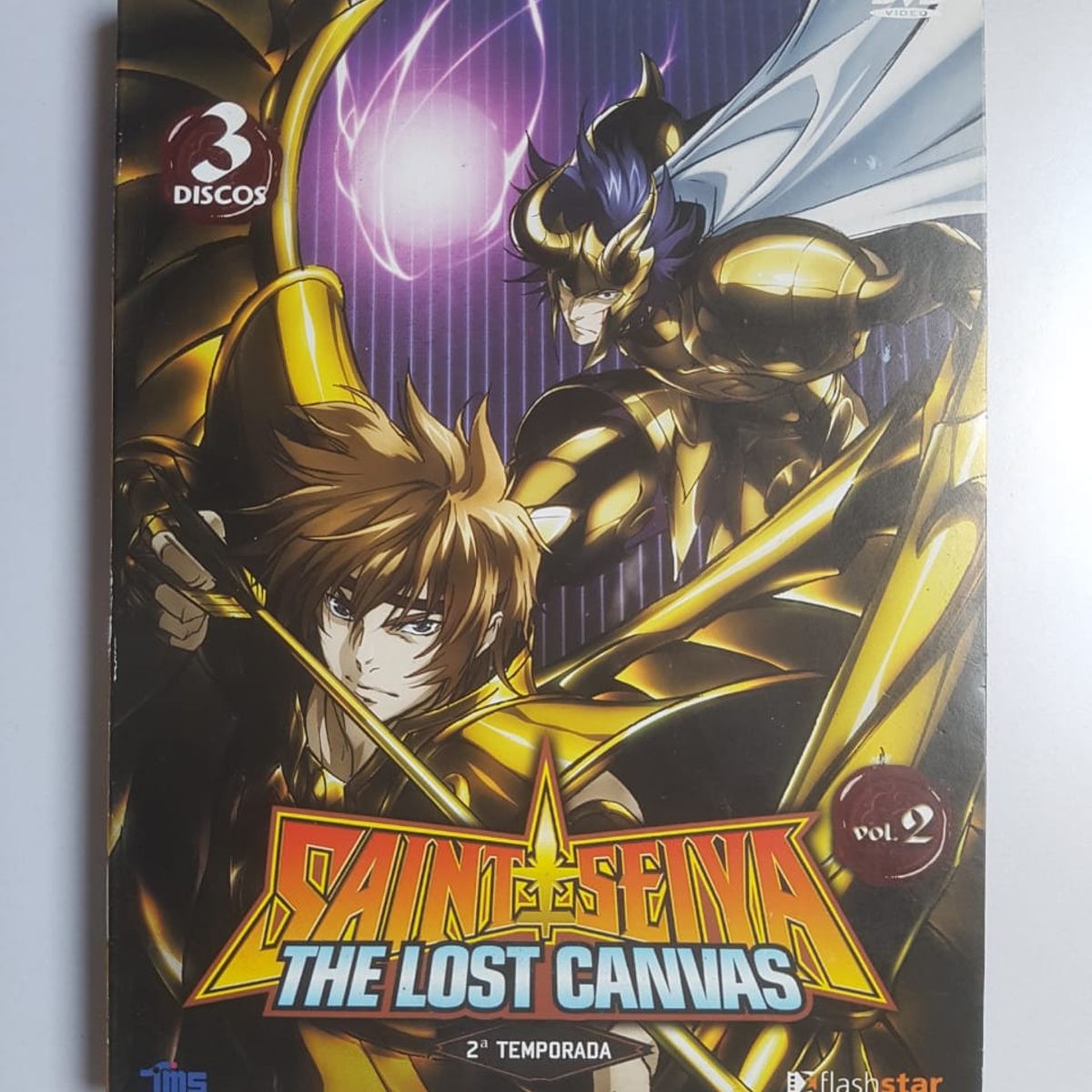 Dvd Box Saint Seiya The Lost Canvas 2ª Temporada Vol 2 | Flashstar