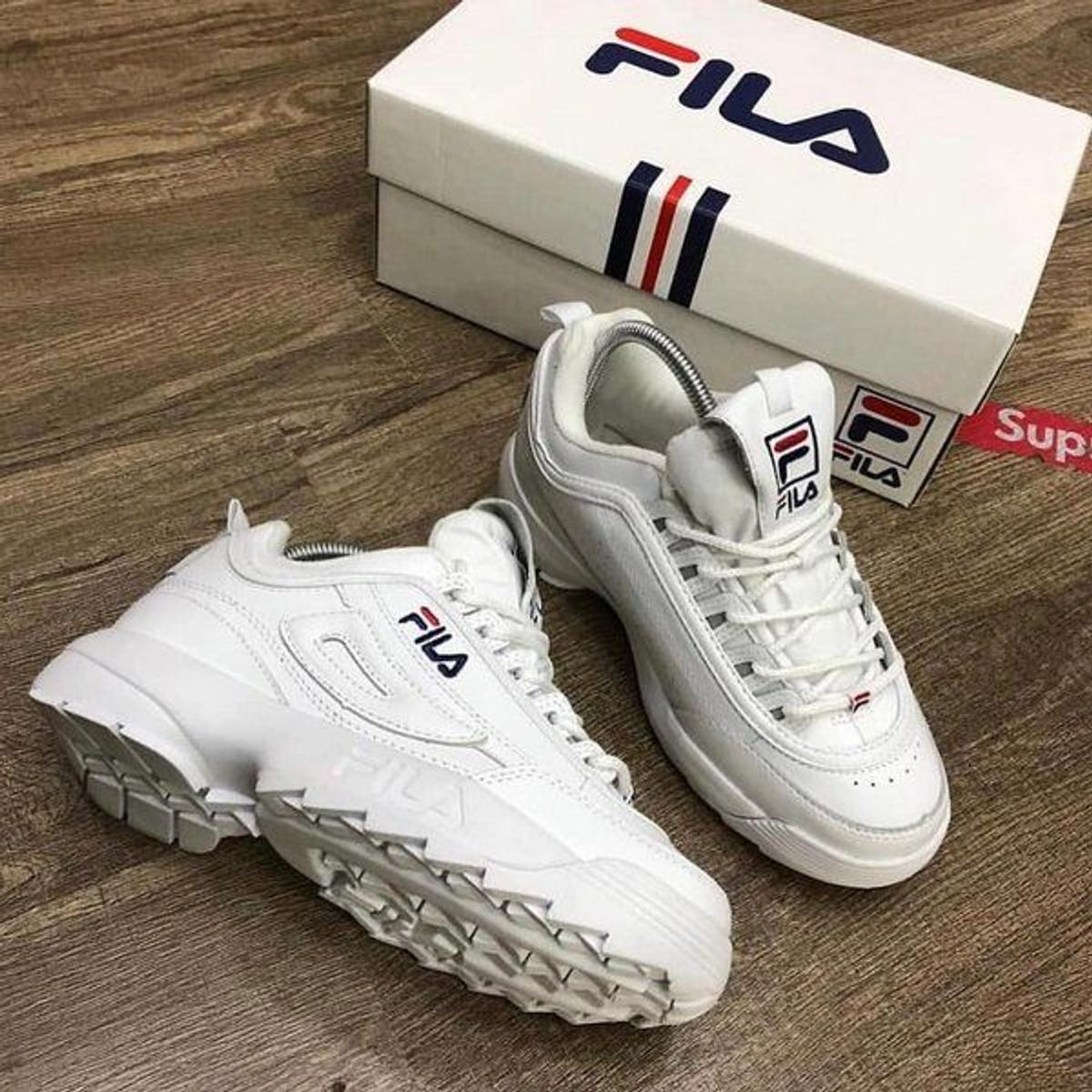 tenis fila estilo balenciaga