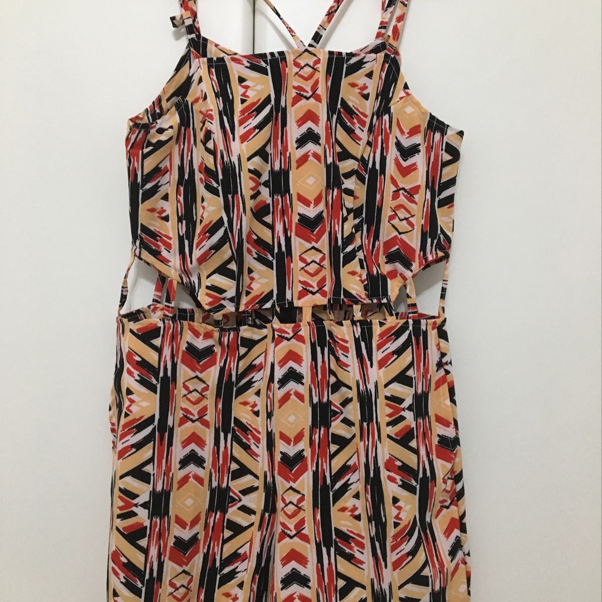 macacão curto estampado 2018