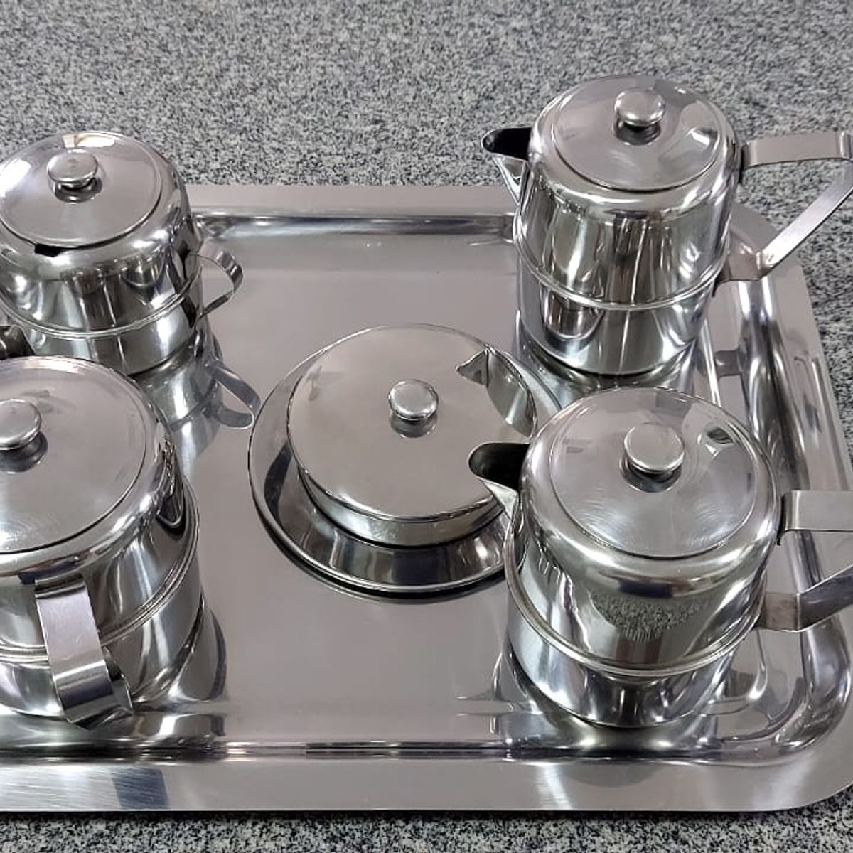 Conjunto de Café e Chá Inox Meridional | Móvel de Cozinha Meridional Nunca  Usado 40115245 | enjoei