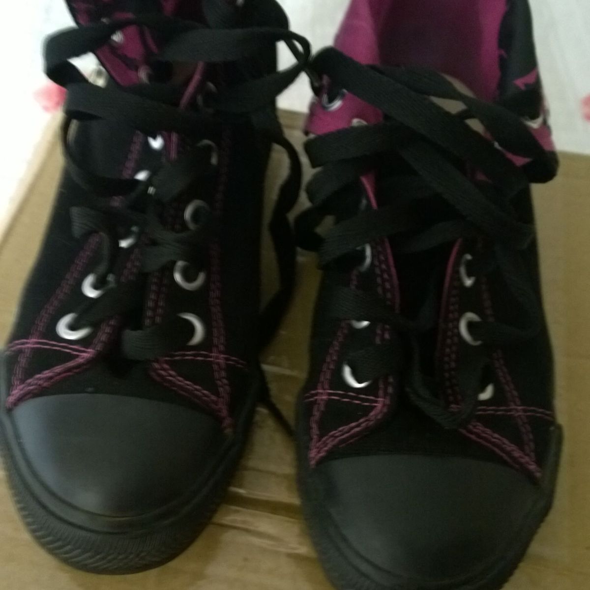 all star preto e rosa