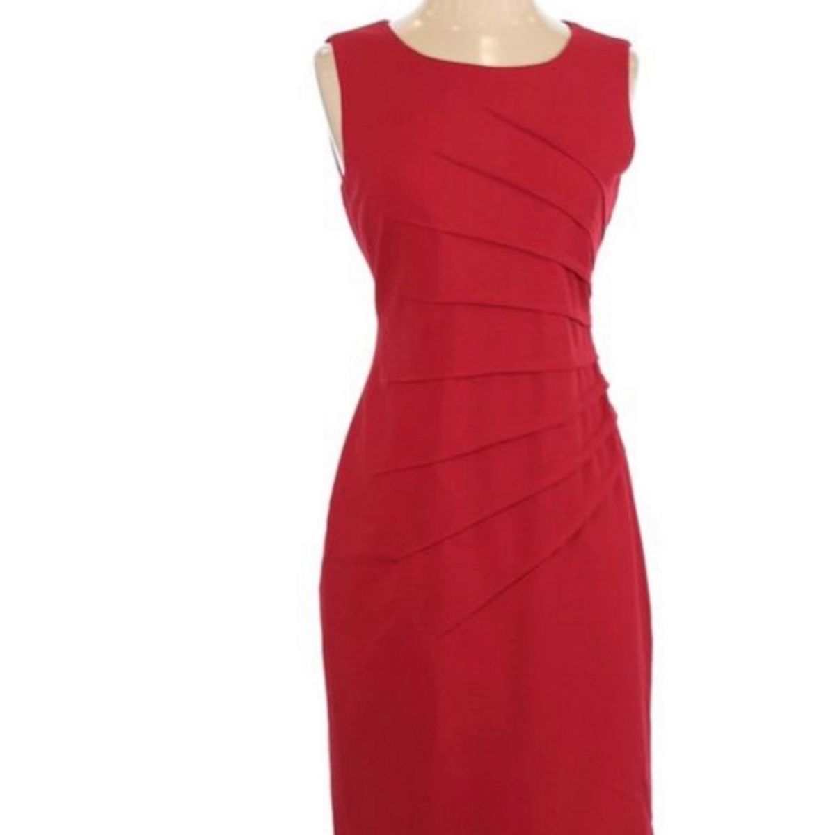 Vestido vermelho calvin store klein