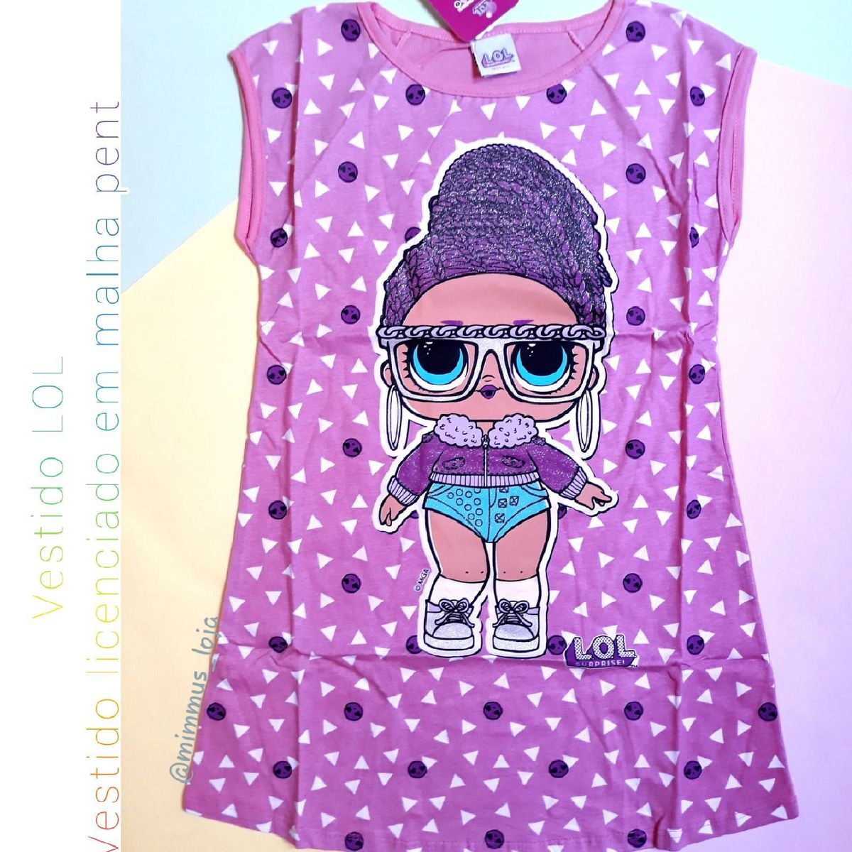 vestido da lol tamanho 8