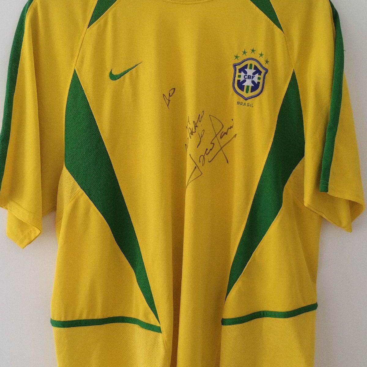 Camisa Seleção Brasileira 2002 - Original Autografada, Roupa Esportiva  Masculino Nike Usado 87267091