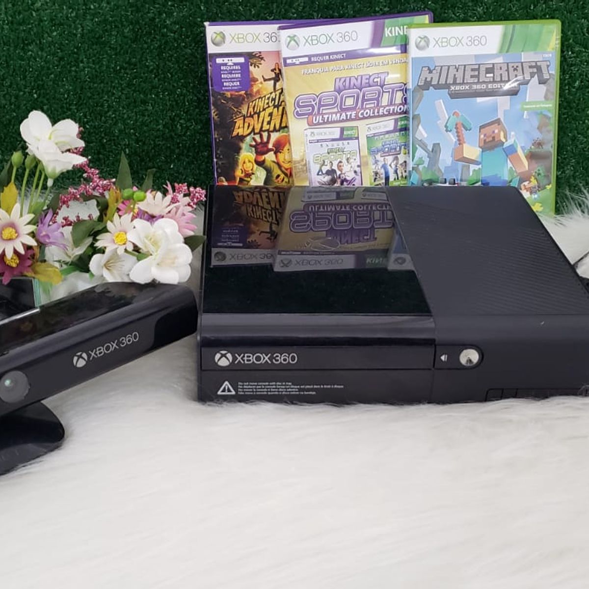 Vídeo Game Xbox 360 250 Gb Bloqueado Original + Kinect + 3 Controles + 5  Jogos Originais | Console de Videogame Xbox 360 Usado 59055397 | enjoei