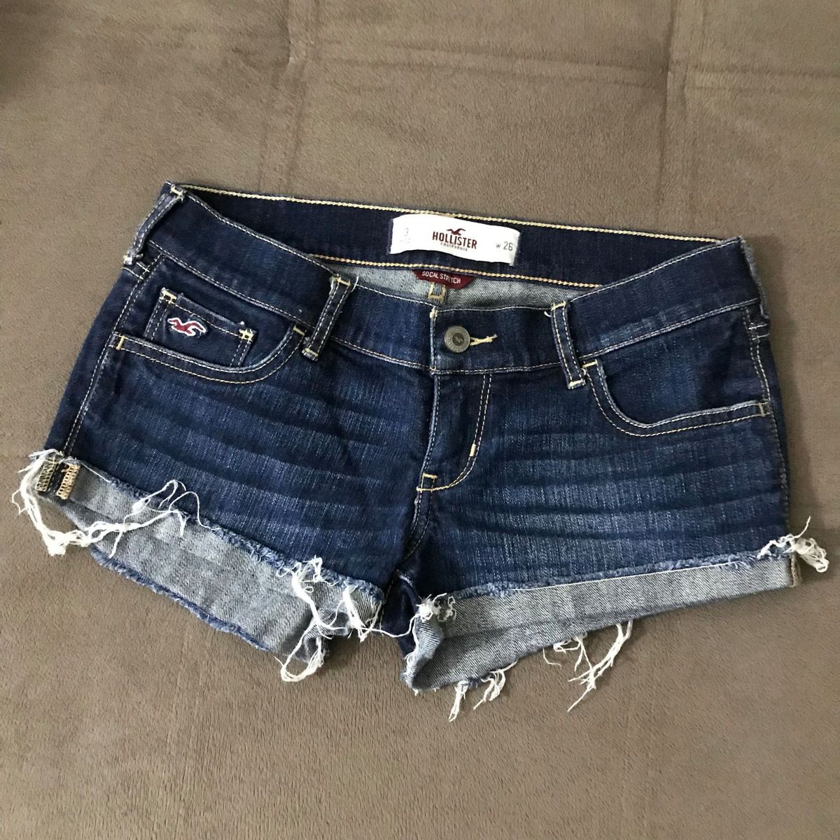 hollister feminina shorts jeans