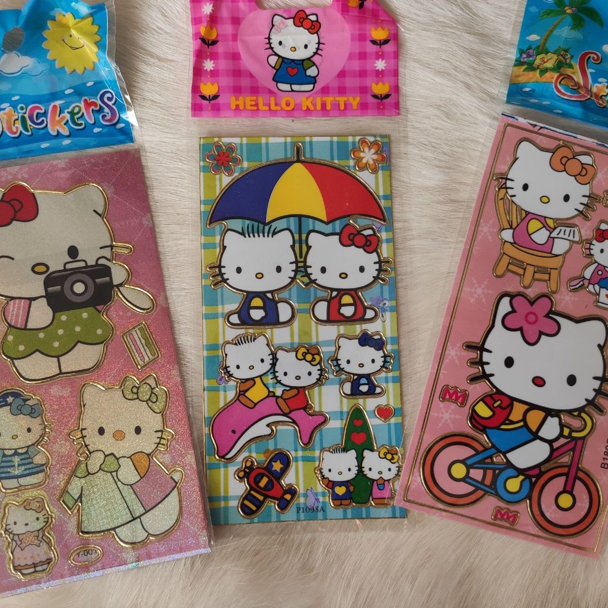 Cartelas Adesivo Hello Kitty Antigo | Hello Kitty Nunca Usado 108732352 | enjoei