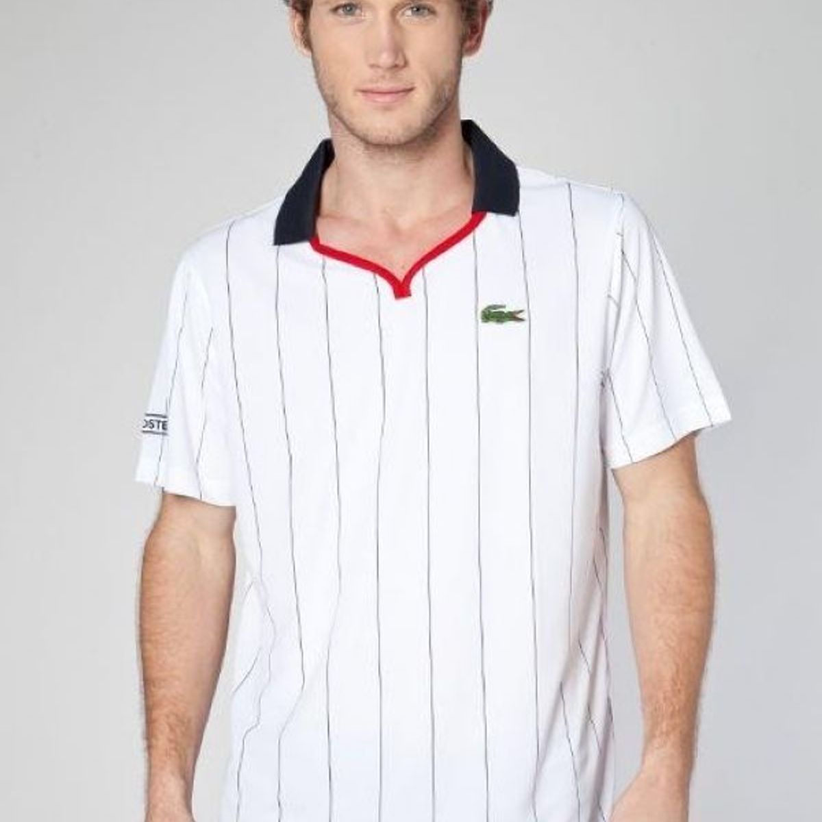 polo lacoste gola v