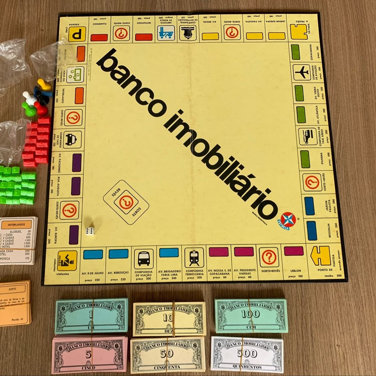 Antigo Jogo Banco Imobiliário Anos 90 Conservadíssimo! Disponível Novamente  para Venda. | Jogo de Tabuleiro Estrela Usado 37589697 | enjoei