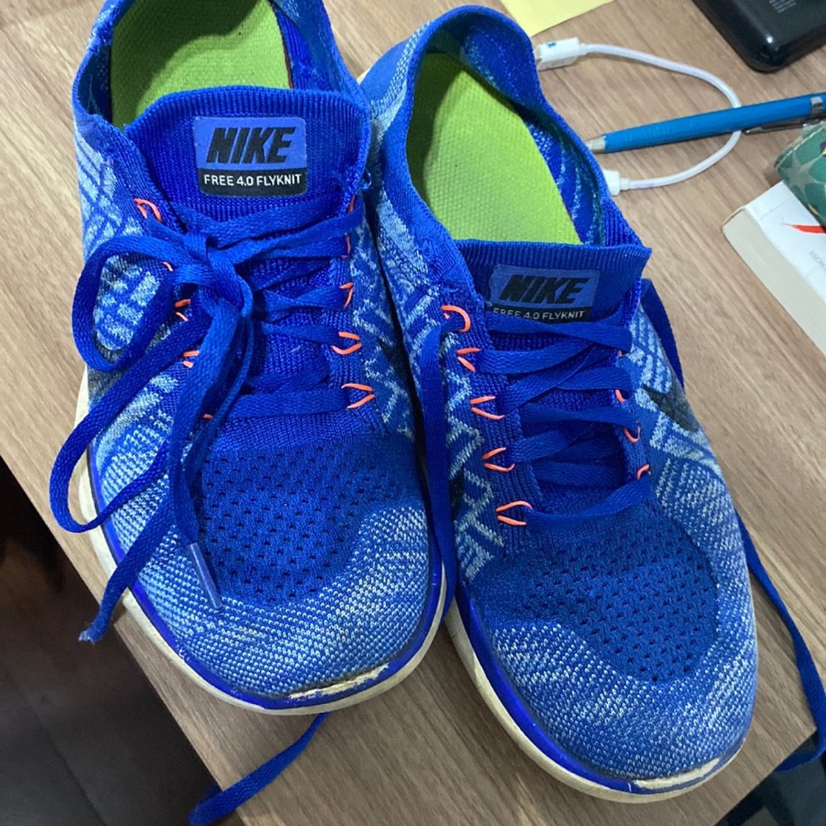 Nike free outlet 4.0 flyknit azul