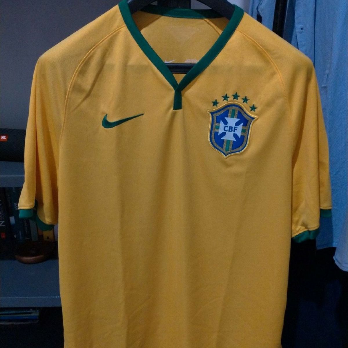 Camisa de Treino Brasil Seleção Brasileira 2014 Original | Camisa Masculina  Nike Usado 68058212 | enjoei