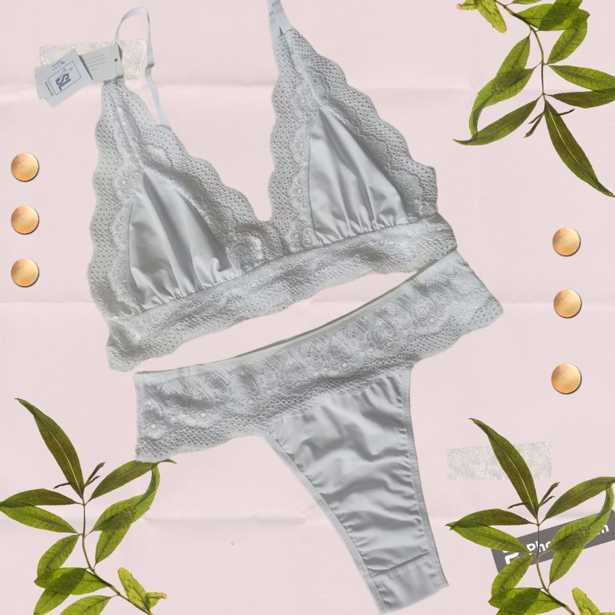 Conjunto em Microfibra Comfy, Tam 46., Lingerie Feminina Mimar Nunca Usado  90002209