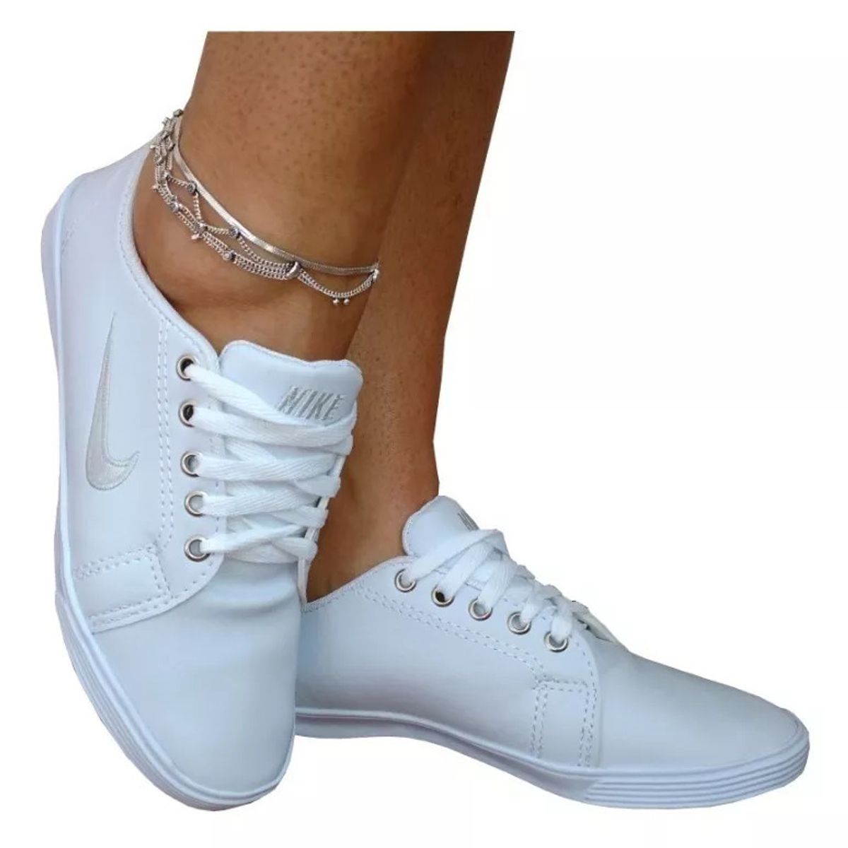 sapatenis branco feminino nike