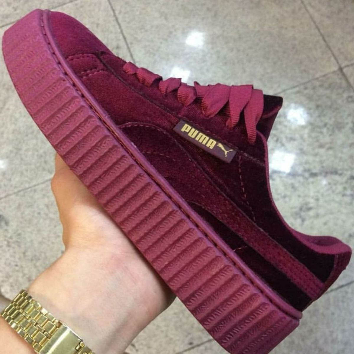 tenis da puma vinho