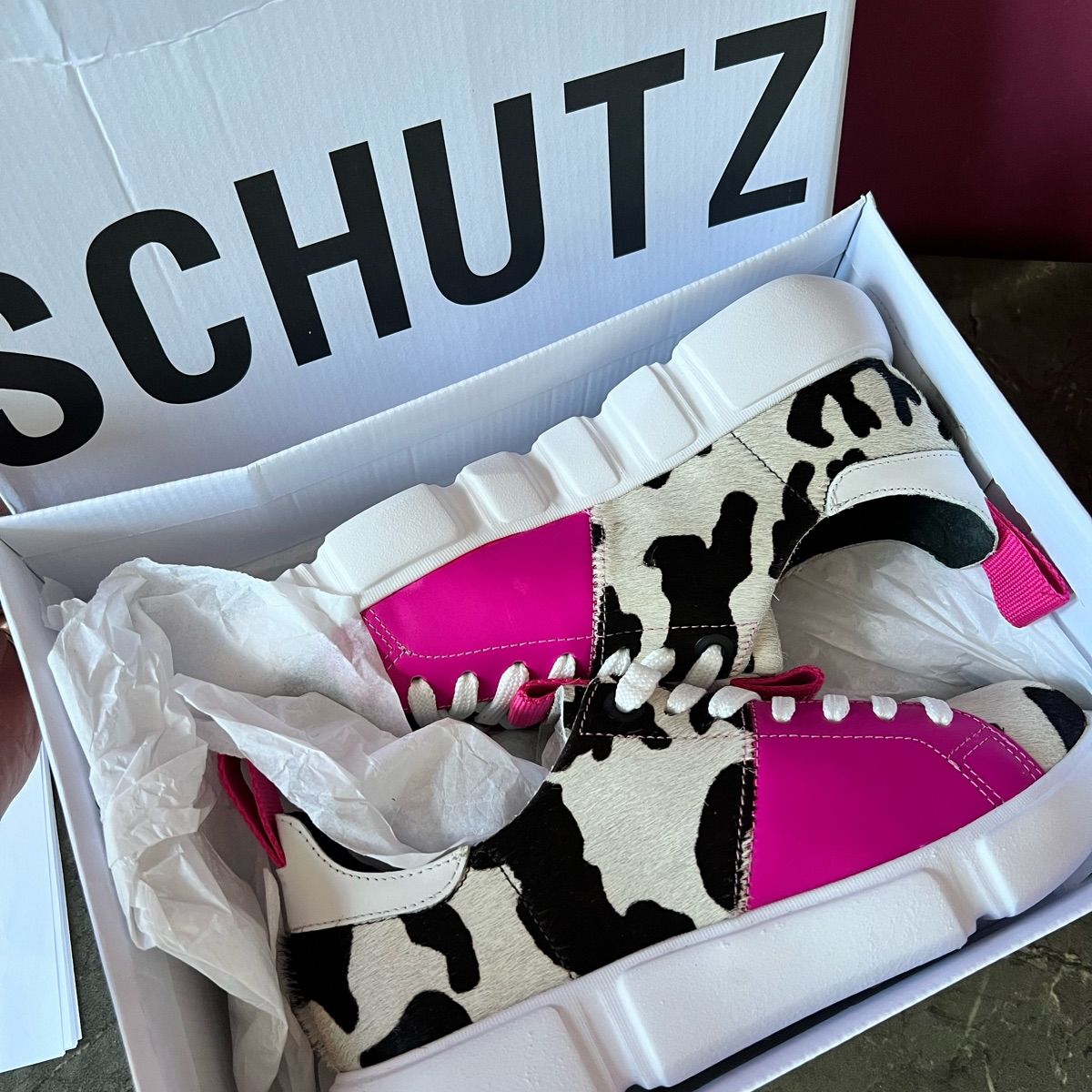 Tenis schutz best sale animal print colorido