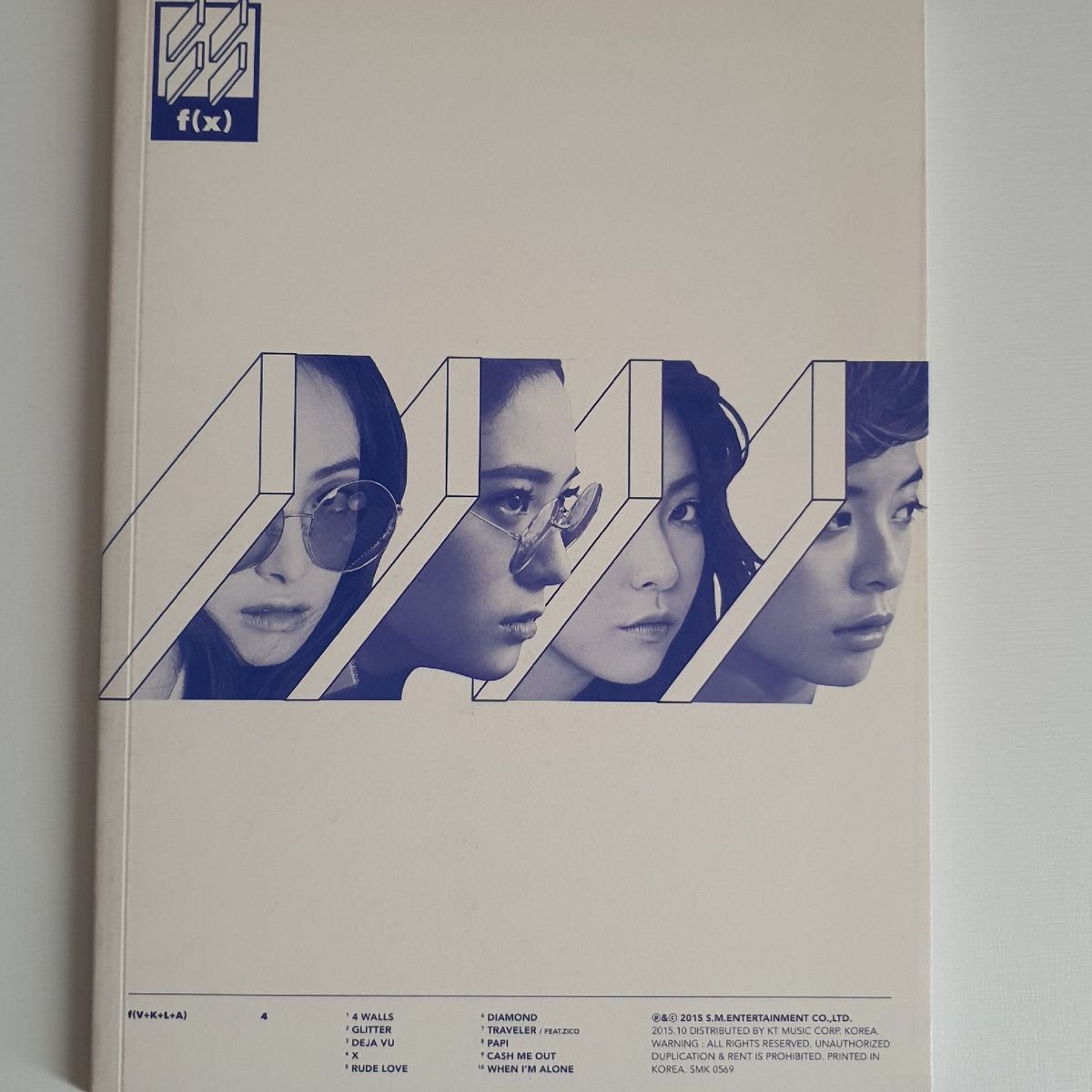 直筆サイン入りアルバム f(x) 4walls