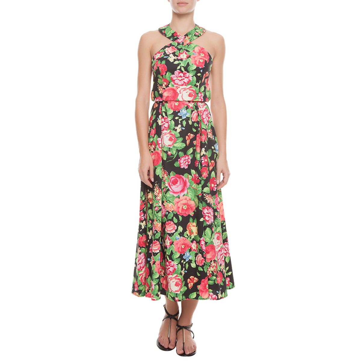 vestido longo francisca farm