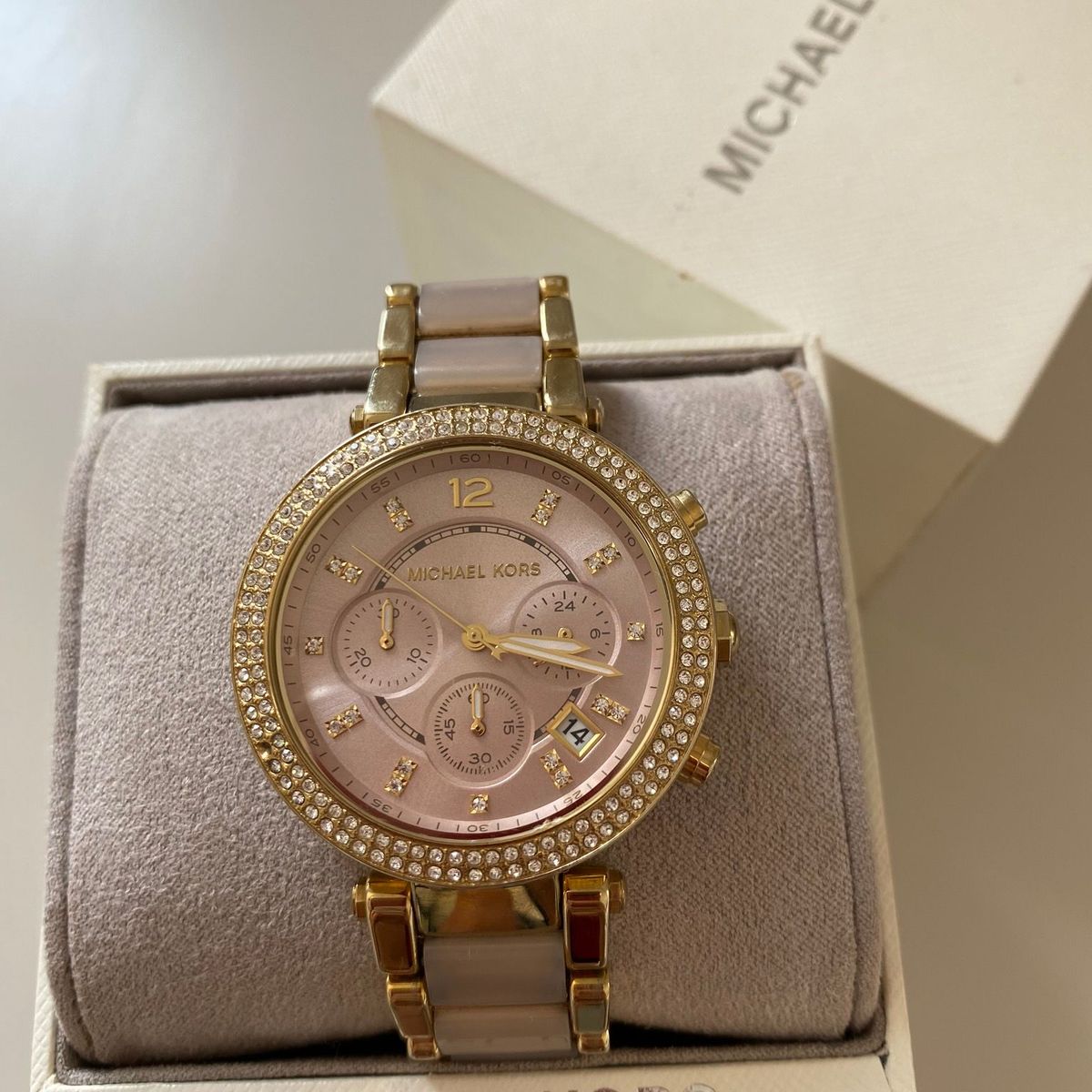 Relogio michael kors store feminino com pedras