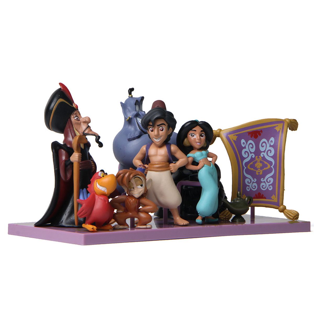 Bonecos Aladdin Aladin Gênio da Lâmpada Jasmine Disney Tapete