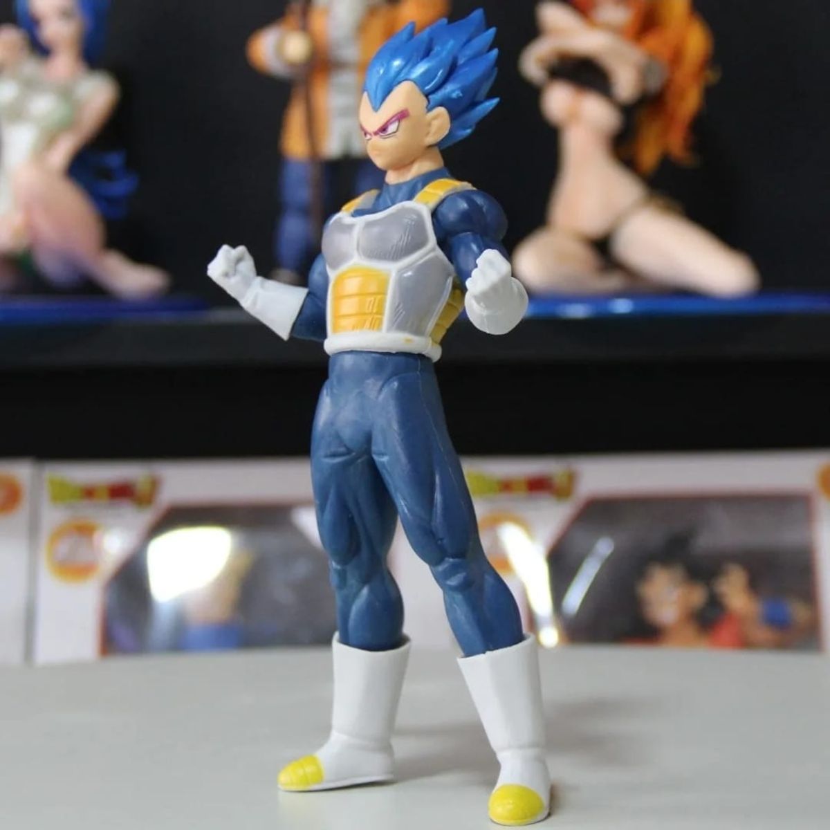 Anime Dragon Ball PVC modelo brinquedos, MSP Vegeta figura, Super