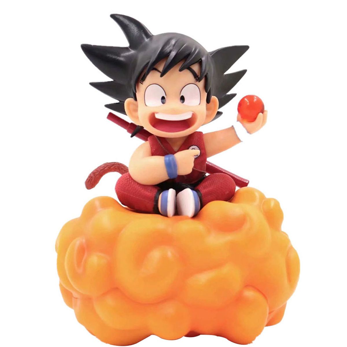 Goku Na Nuvem Com Esfera Do Dragão Dragon Ball Z Cartoon Figura De Anime  Acessórios Brinquedo